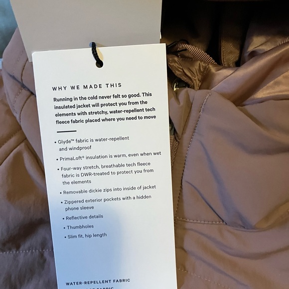 NWT Lululemon Another Mile Jacket, Sz 6, Twilight Rose - Picture 3 of 8